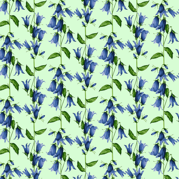 [Create Your Own] Cotton Stretch (Blue Bell Flower Small Pastel)