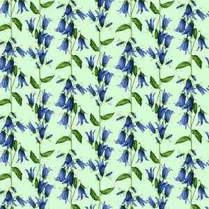 [Create Your Own] Cotton Stretch (Blue Bell Flower Small Pastel)
