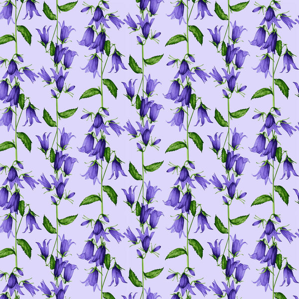[Create Your Own] Cotton Stretch (Blue Bell Flower Small Pastel)