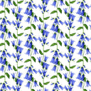 [Create Your Own] Cotton Musola (Blue Bell Flower Small White)