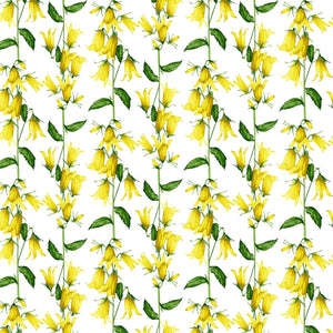 [Create Your Own] Cotton Stretch (Blue Bell Flower Small White)