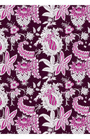 Audrey Dress #4 Shirt Collar 3/4 Sleeve Midi Length Cotton Musola (Botanic Antique Pastel)