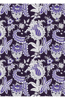 Aster Dress Shirt Collar 3/4 Sleeve Midi Length Poliamide Taffta (Botanic Antique Pastel)