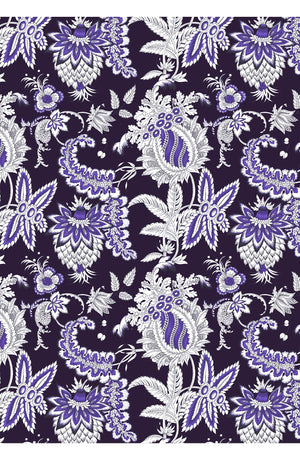 Aster Dress Shirt Collar 3/4 Sleeve Midi Length Poliamide Taffta (Botanic Antique Pastel)