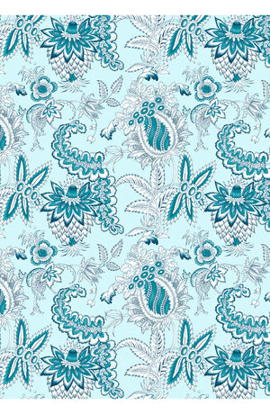 Aster Dress Shirt Collar 3/4 Sleeve Midi Length Poliamide Taffta (Botanic Antique Pastel)