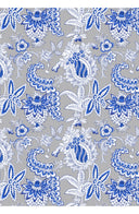 Aster Dress Shirt Collar 3/4 Sleeve Midi Length Poliamide Taffta (Botanic Antique Pastel)