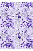 Aster Dress Shirt Collar 3/4 Sleeve Midi Length Poliamide Taffta (Botanic Antique Pastel)