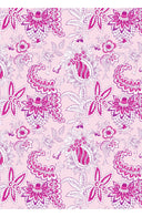 Aster Dress Shirt Collar 3/4 Sleeve Midi Length Cotton Musola (Botanic Antique Pastel)