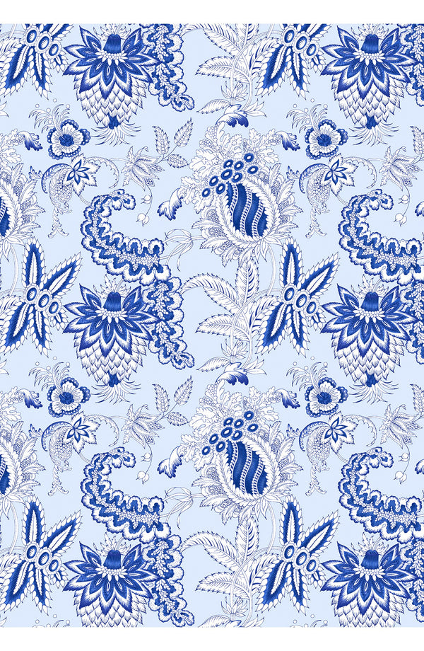 Audrey Dress #4 Shirt Collar 3/4 Sleeve Midi Length Cotton Musola (Botanic Antique Pastel)