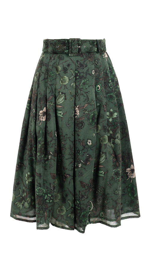 Zeller Skirt Midi Length Wool(Botanic New Small Dark) @6 S-XL