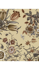 Audrey Dress #1 Shirt Collar 3/4 Sleeve Midi Length Wool (Botanic New Small Pastel)