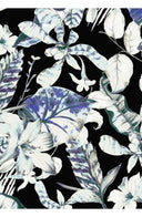 Audrey Dress #2 Shirt Collar 3/4 Sleeve Midi Length Cotton Stretch (Botanic Santuary)