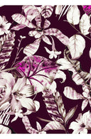 Audrey Dress #2 Shirt Collar 3/4 Sleeve Midi Length Cotton Stretch (Botanic Santuary)