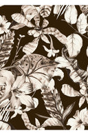 Audrey Dress #1 Shirt Collar 3/4 Sleeve Long Length Cotton Stretch (Botanic Santuary)