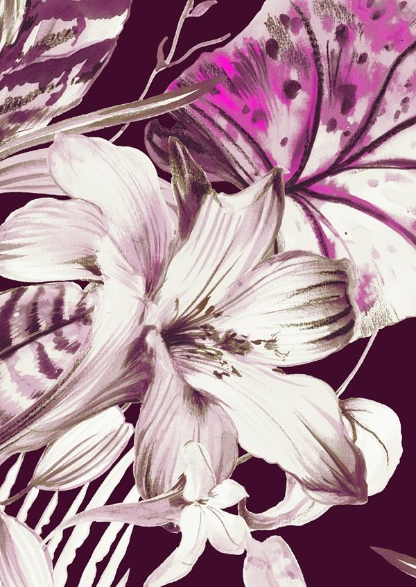 Audrey Dress #1 Shirt Collar 3/4 Sleeve Long Length Cotton Stretch (Botanic Santuary Dark)