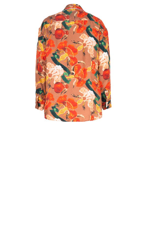 Nova Shirt Silk Twill (Botanical Ornament)