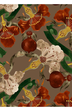 Samantha Shirt Poliamide Taffta (Botanical Ornament)