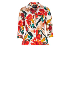 Samantha Shirt Poliamide Taffta (Botanical Ornament)