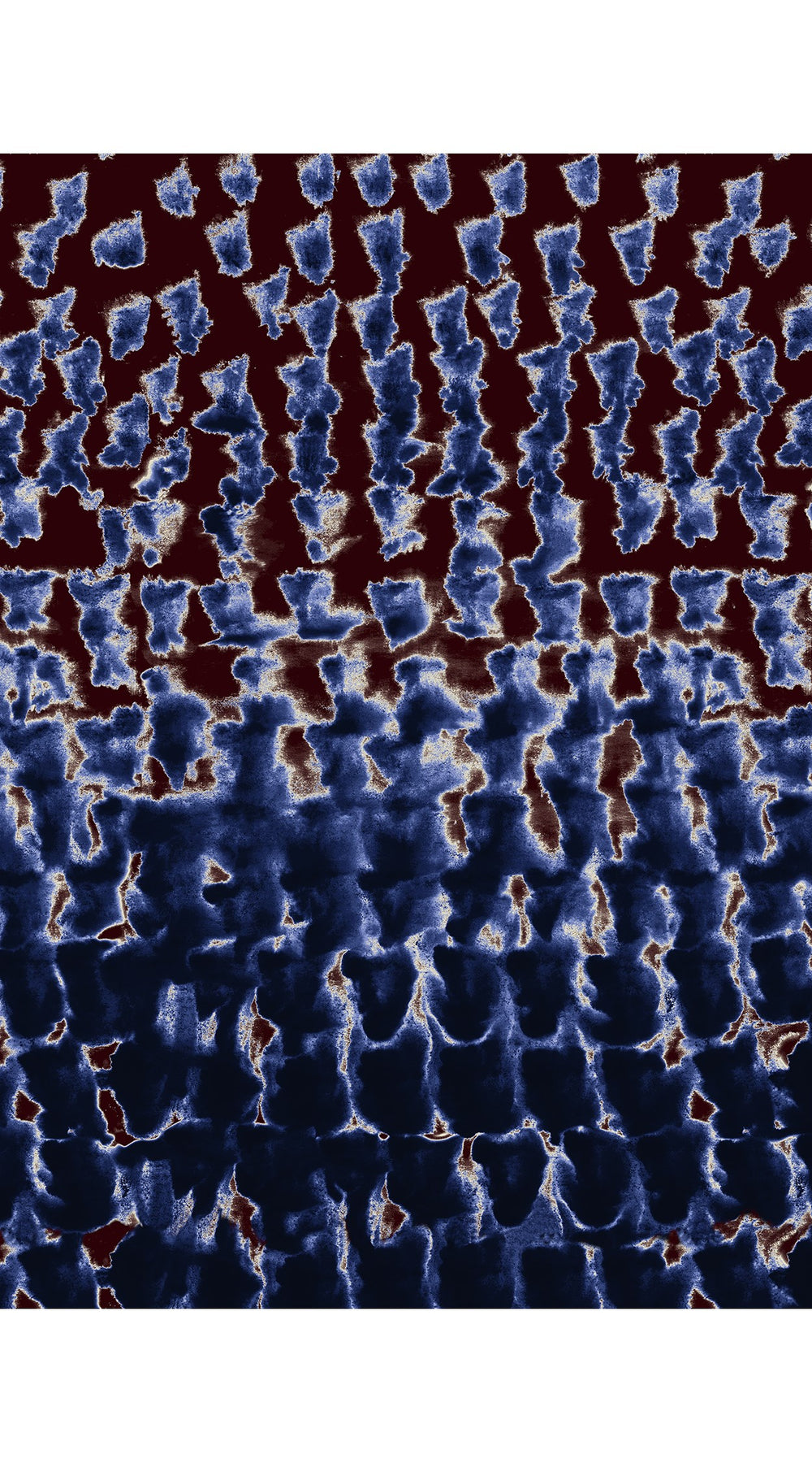 Audrey Dress #3 Shirt Collar 3/4 Sleeve Long Length Silk Velvet (Brush Degrade Multi)