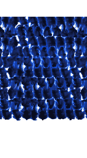 Audrey Dress #1 Shirt Collar Sleeveless Long Length Poliamide Taffta (Brush Stroke White)