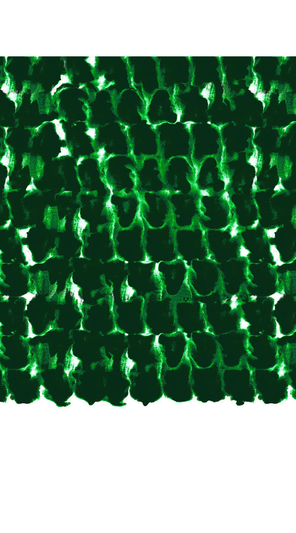 Audrey Dress #1 Shirt Collar Sleeveless Long Length Poliamide Taffta (Brush Stroke White)