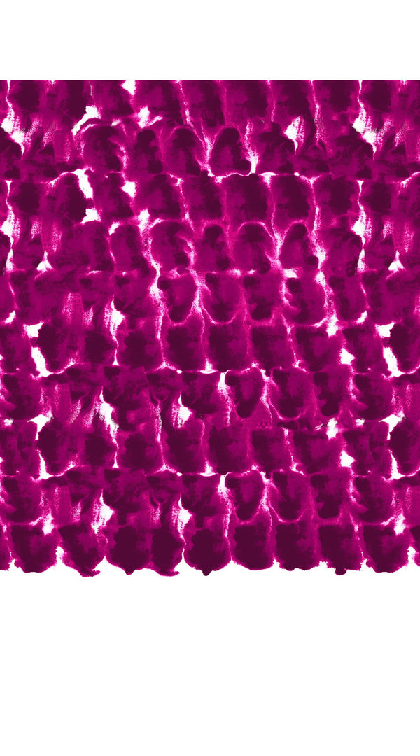 Audrey Dress #1 Shirt Collar Sleeveless Long Length Poliamide Taffta (Brush Stroke White)