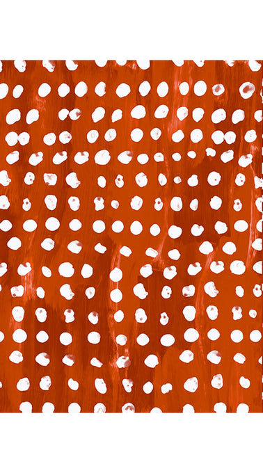Celine Dress High Boat Neck Short Sleeve Cotton Dobby Stretch (Brushed Dots Small)