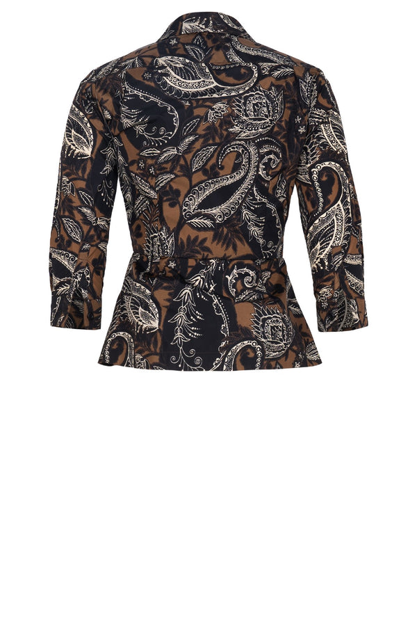 Dianne Shirt Poliamide Taffta (Cachemere Paisley Dark)