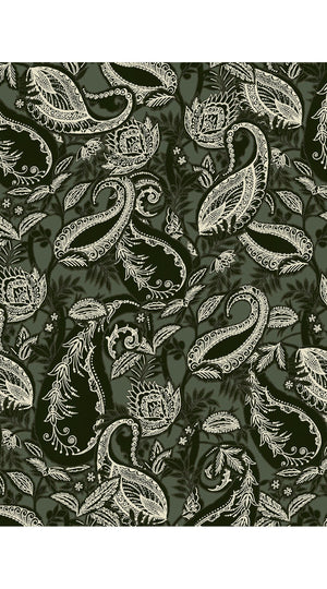 Nova Shirt Long Sleeve & Nova Pants Poliamide Taffta (Cachemere Paisley Dark)