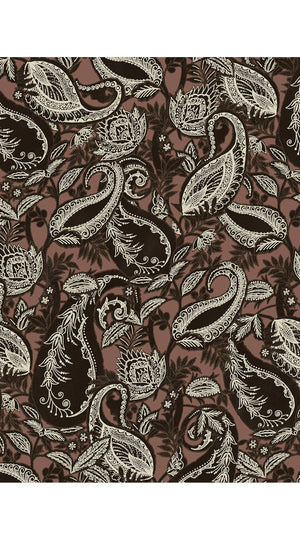 Nova Shirt Long Sleeve & Nova Pants Poliamide Taffta (Cachemere Paisley Dark)