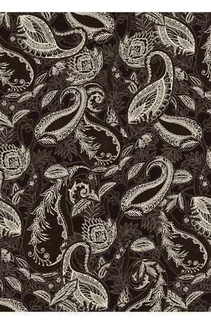 Samantha Skirt Midi Length Poliamide Taffta (Cachemere Paisley Dark)