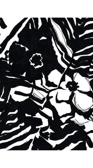 Pants Silk (Caligraphy Flower)
