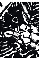 Pajama Shirt Silk Twill (Caligraphy Flower)