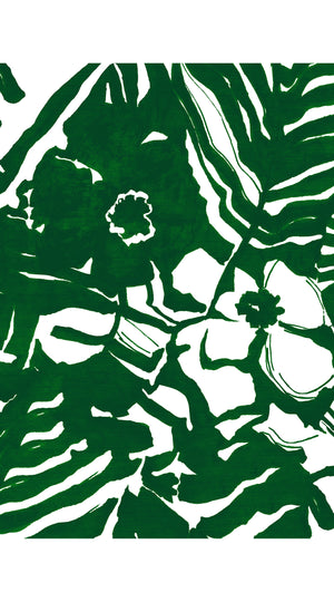 Pants Silk (Caligraphy Flower)