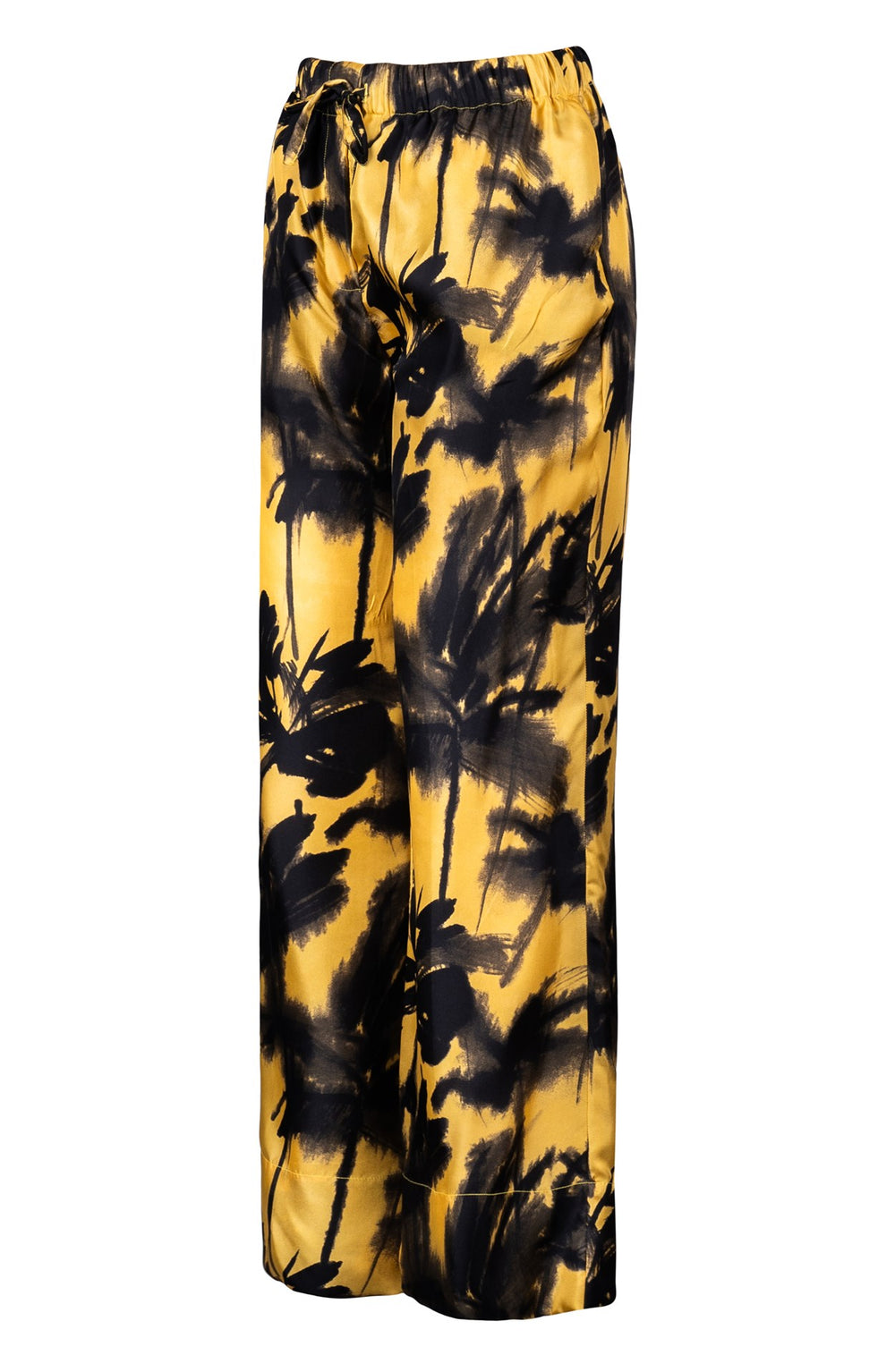 Pajama Pants Silk Twill (Watercolor Bamboo)