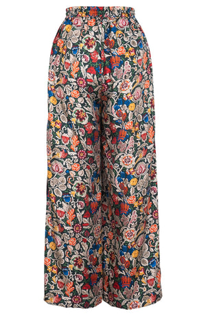 Leah Pants Silk Twill (Cambodian Batik)