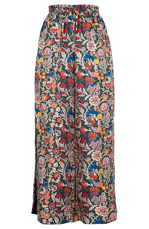 Leah Pants Silk Twill (Cambodian Batik)