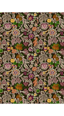 Sabrina Dress Shirt Collar 3/4 Sleeve Midi Plus Length Poliamide Taffta (Cambodian Batik)