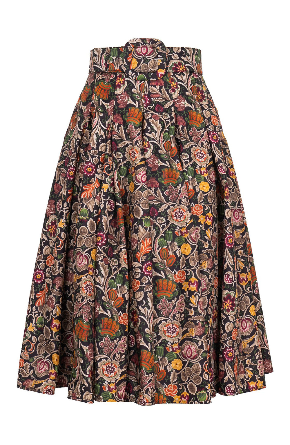 Samantha Skirt Midi Length Poliamide Taffta (Cambodian Batik)