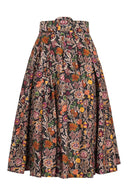 Samantha Skirt Midi Length Poliamide Taffta (Cambodian Batik)