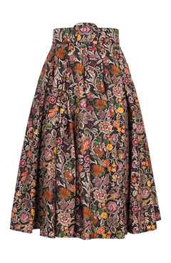 Samantha Skirt Midi Length Poliamide Taffta (Cambodian Batik)