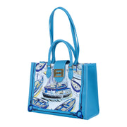 Audrey Tote_Medium_Canne New_Aqua