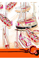 Audrey Dress #4 Shirt Collar 3/4 Sleeve Midi Length Cotton Musola (Canne)