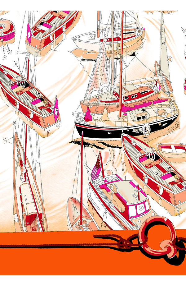 Audrey Dress #4 Shirt Collar 3/4 Sleeve Midi Length Cotton Musola (Canne)