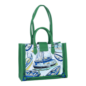 Audrey Tote_Medium_Canne New_Green