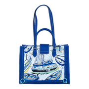 Audrey Tote_Medium_Canne New_Indigo