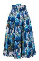Samantha Skirt Midi Plus Length Poliamide Taffta (Carmella Flower)