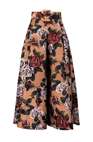 Diane Skirt Midi Plus Length Poliamide Taffta (Charlotte Rose Dark)