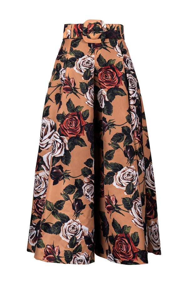 Diane Skirt Midi Plus Length Poliamide Taffta (Charlotte Rose Dark)
