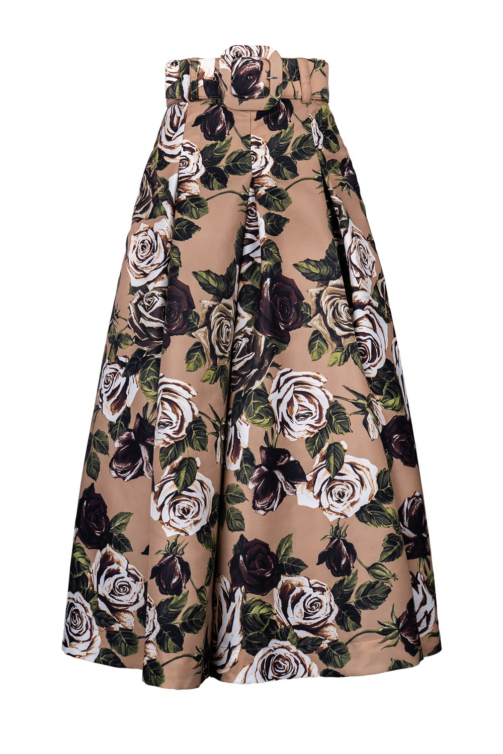 Diane Skirt Midi Plus Length Poliamide Taffta (Charlotte Rose Dark)